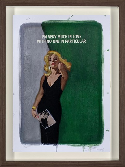 I'm Very Much in Love (Green) by The Connor Brothers - Framed Hand Coloured Edition